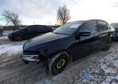 2014 Volkswagen Jetta 1.8T Se z USA, uszkodzony, nr VIN 3VWD07AJ3EM377019
